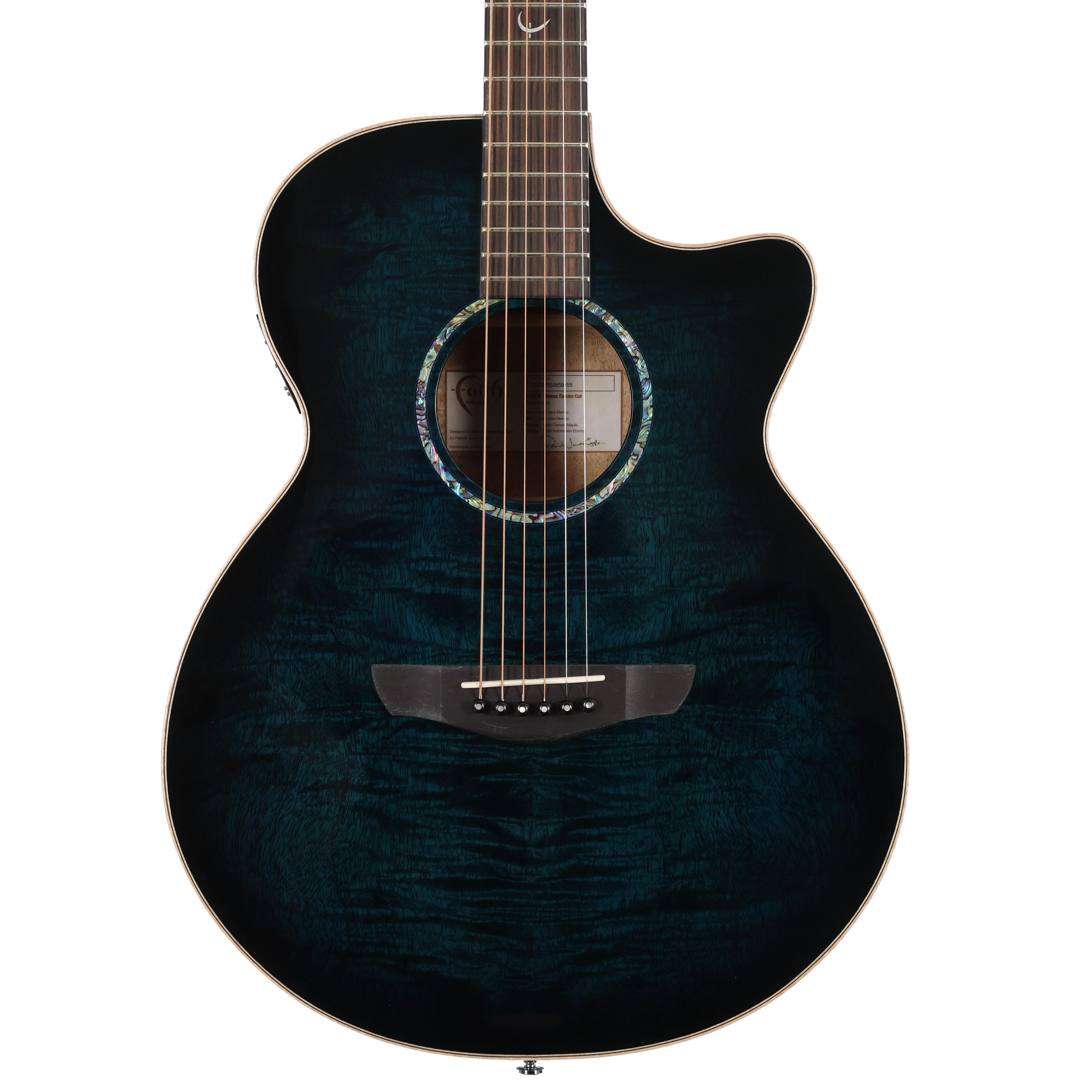 Faith Venus Blue Moon Burst Mango Electro Acoustic with Hardcase